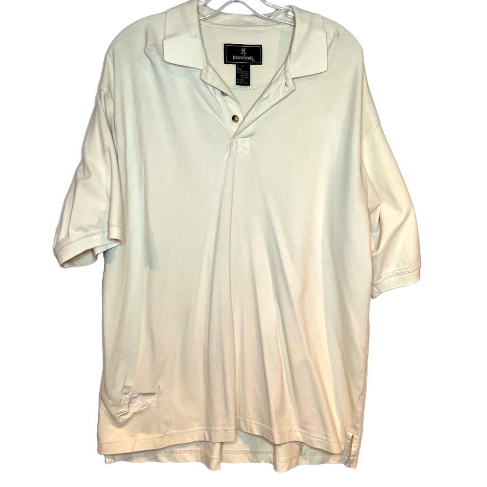 BROWNING POLO EMBROIDERED BUCK FRONT & BACK HUNTING GEAR
